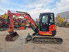 Kubota U48-4 excavator with digging and mud buckets ready for work
