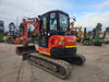 Kubota U48-4 excavator with rubber tracks and two-speed travel system