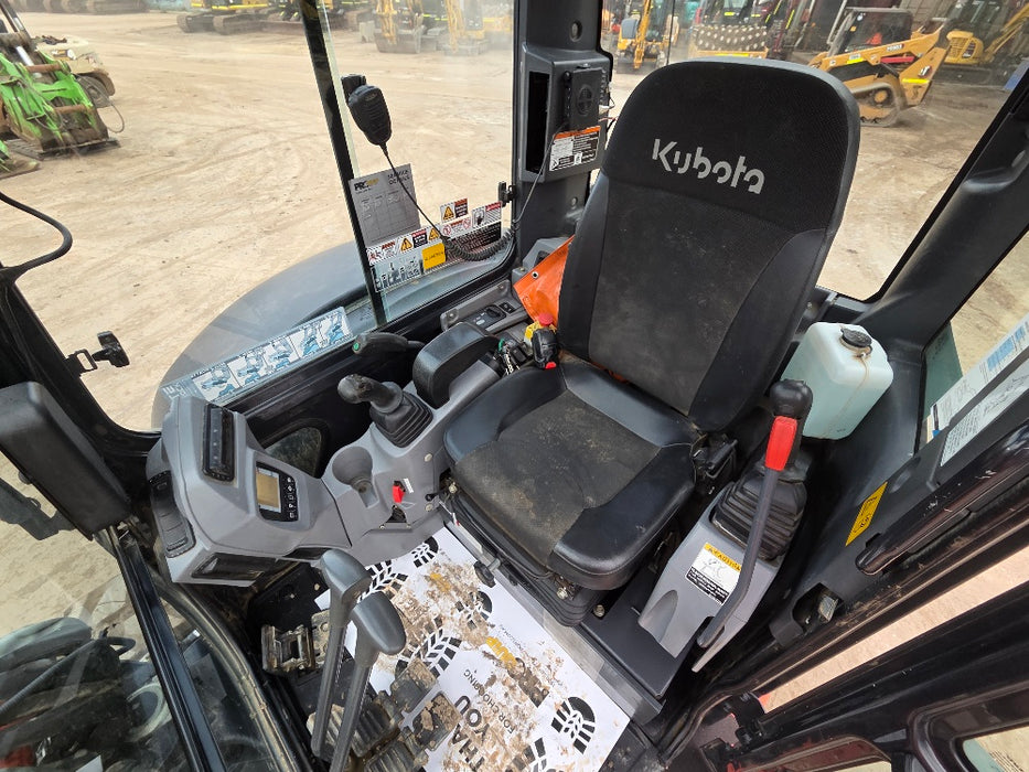 2022 Kubota U48-4 5T excavator with A/C cab and buckets