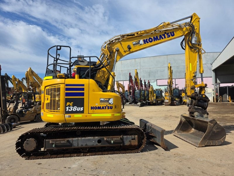 2021 KOMATSU PC138US-11 15T EXCAVATOR (E352) WITH TILT, BUCKETS AND 3080 HRS