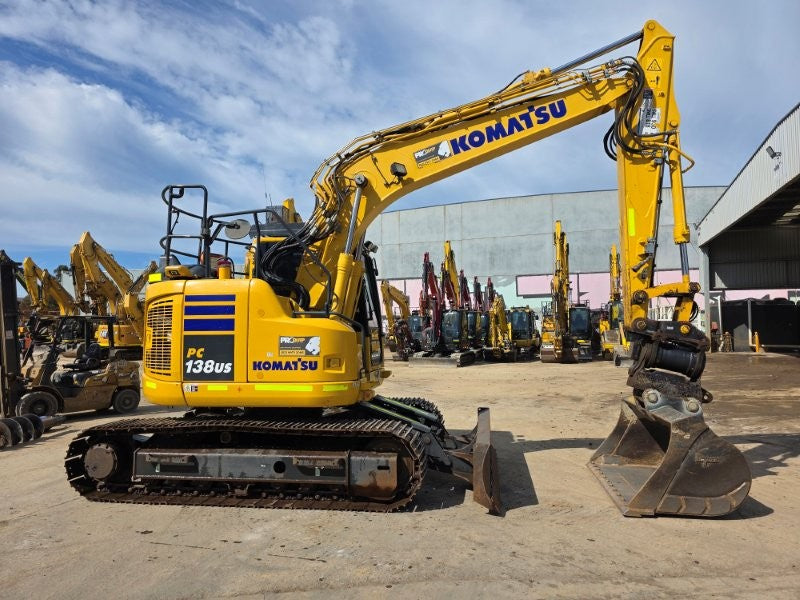 2021 KOMATSU PC138US-11 15T EXCAVATOR (E352) WITH TILT, BUCKETS AND 3080 HRS