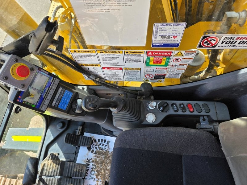 2021 KOMATSU PC138US-11 15T EXCAVATOR (E352) WITH TILT, BUCKETS AND 3080 HRS