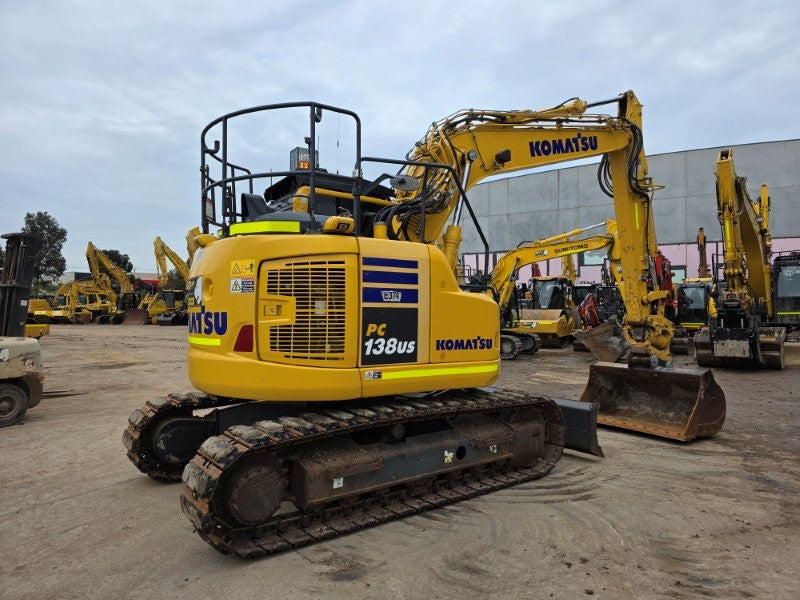 2022 KOMATSU PC138US-11 15T EXCAVATOR (E374) WITH TILT HITCH AND 3335 HOURS