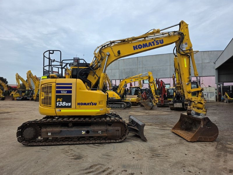 2022 KOMATSU PC138US-11 15T EXCAVATOR (E374) WITH TILT HITCH AND 3335 HOURS