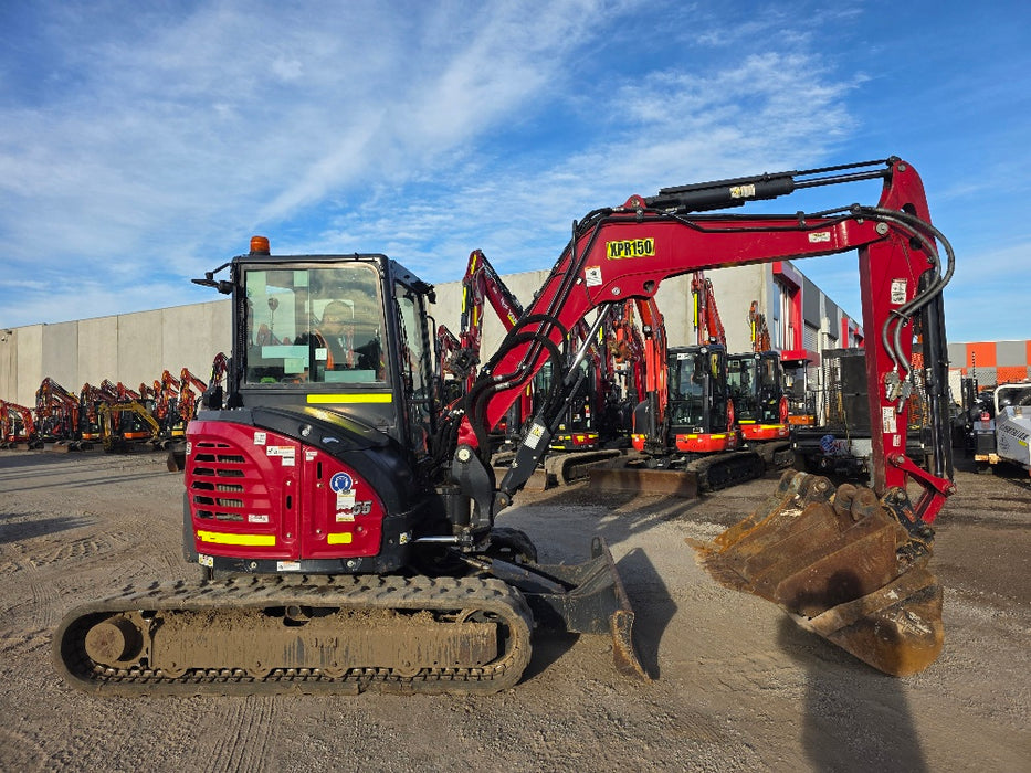 2022 YANMAR VIO55-6 5.6T EXCAVATOR (M950) WITH HITCH, BUCKETS AND 2446 HOURS