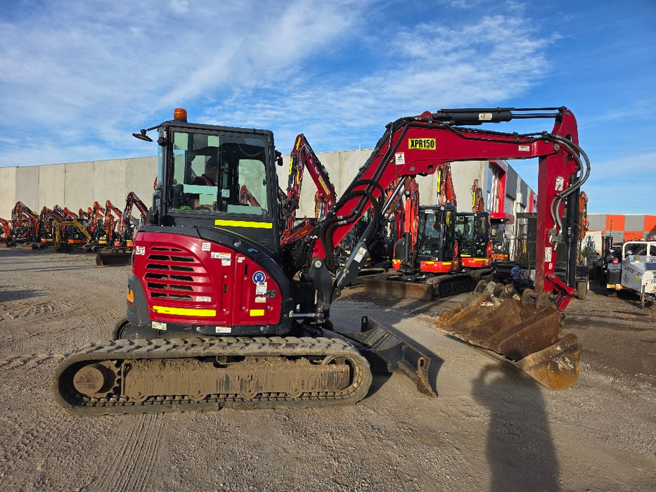 2022 YANMAR VIO55-6 5.6T EXCAVATOR (M950) WITH HITCH, BUCKETS AND 2446 HOURS