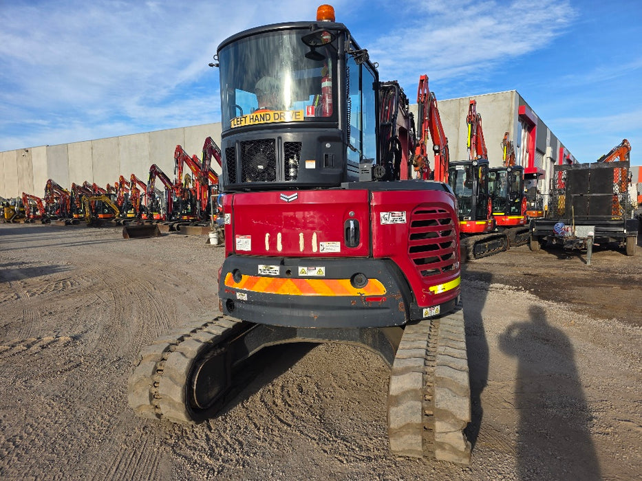 2022 YANMAR VIO55-6 5.6T EXCAVATOR (M950) WITH HITCH, BUCKETS AND 2446 HOURS
