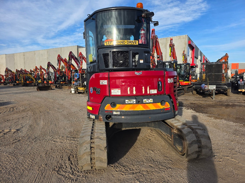 2022 YANMAR VIO55-6 5.6T EXCAVATOR (M950) WITH HITCH, BUCKETS AND 2446 HOURS