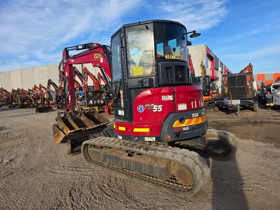 2022 YANMAR VIO55-6 5.6T EXCAVATOR (M950) WITH HITCH, BUCKETS AND 2446 HOURS