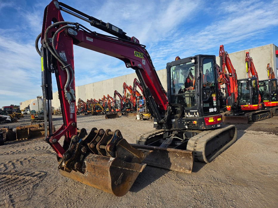2022 YANMAR VIO55-6 5.6T EXCAVATOR (M950) WITH HITCH, BUCKETS AND 2446 HOURS
