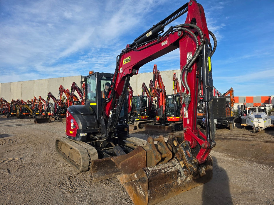 2022 YANMAR VIO55-6 5.6T EXCAVATOR (M950) WITH HITCH, BUCKETS AND 2446 HOURS