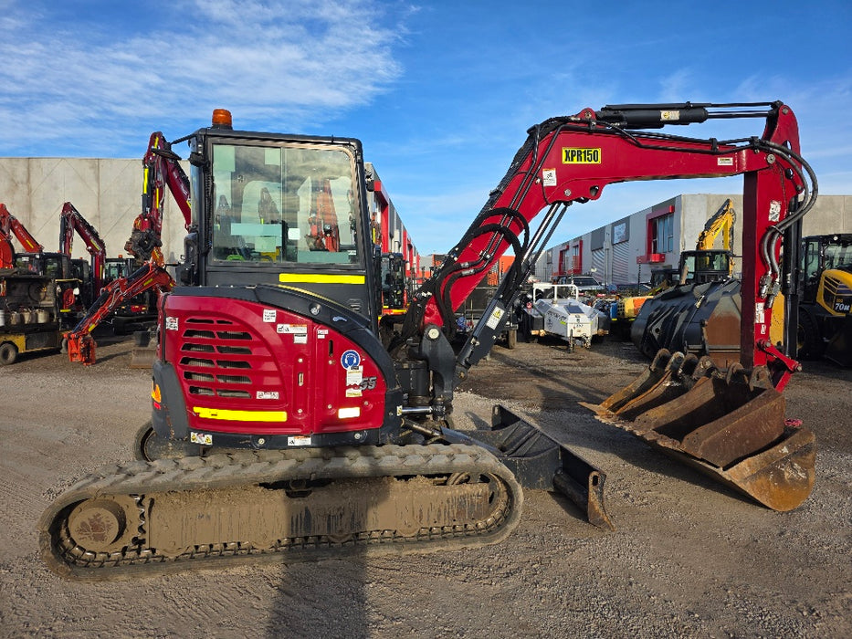 2022 YANMAR VIO55-6 5.6T EXCAVATOR (M950) WITH HITCH, BUCKETS AND 2446 HOURS