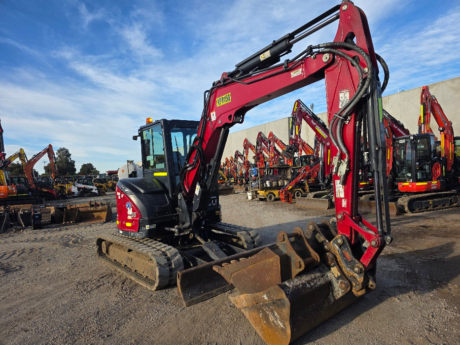 2022 YANMAR VIO55-6 5.6T EXCAVATOR (M950) WITH HITCH, BUCKETS AND 2446 HOURS