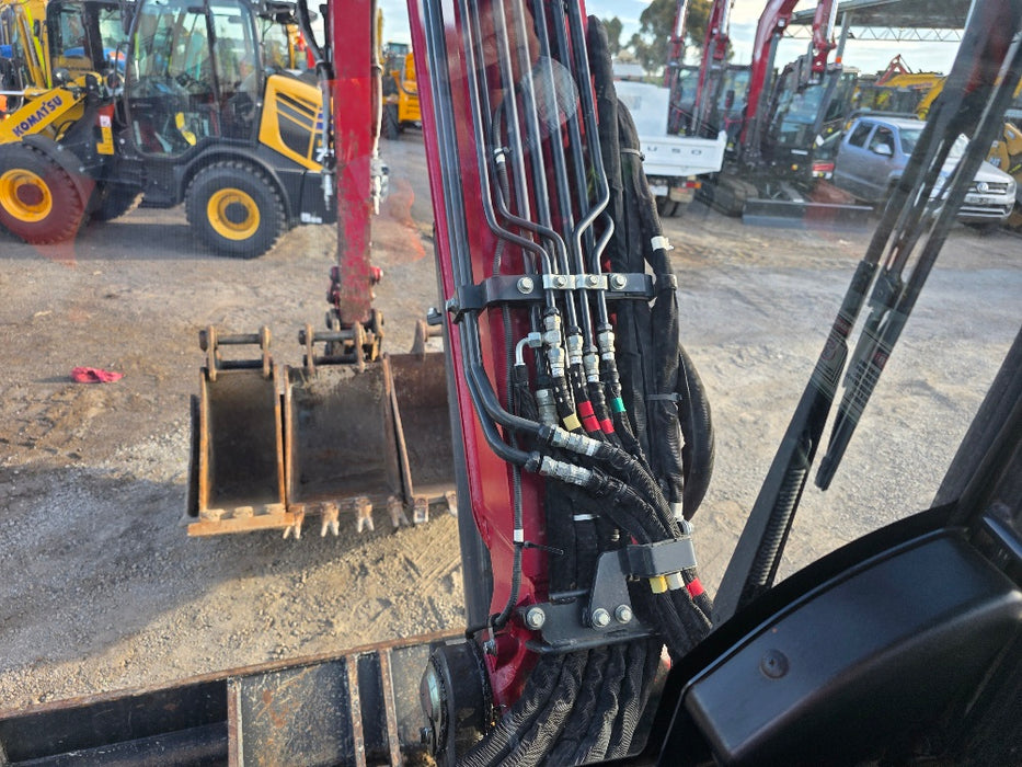 2022 YANMAR VIO55-6 5.6T EXCAVATOR (M950) WITH HITCH, BUCKETS AND 2446 HOURS