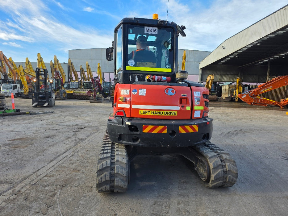 2022 KUBOTA U55-4 5.5T EXCAVATOR (M815) WITH A/C CAB, HITCH, BUCKETS AND 2295 HOURS