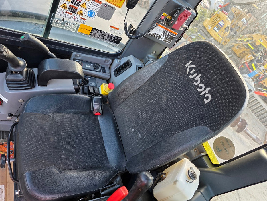 2022 KUBOTA U55-4 5.5T EXCAVATOR (M815) WITH A/C CAB, HITCH, BUCKETS AND 2295 HOURS