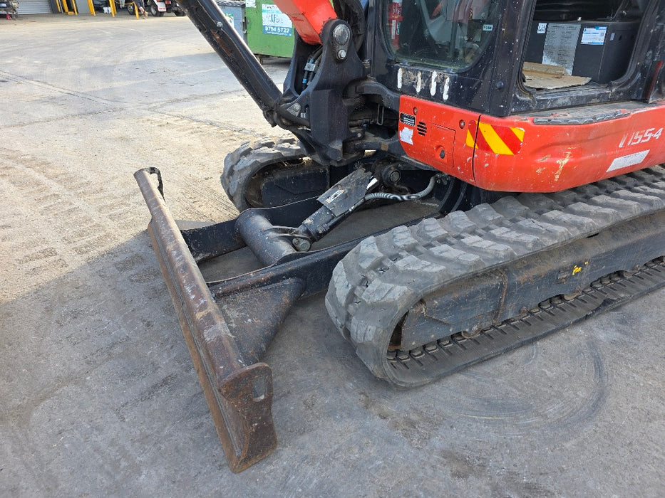 2022 KUBOTA U55-4 5.5T EXCAVATOR (M815) WITH A/C CAB, HITCH, BUCKETS AND 2295 HOURS