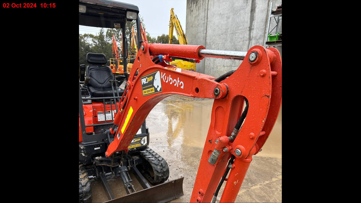 2021 KUBOTA U17-3 1.7T EXCAVATOR (EX116) WITH HITCH, BUCKETS AND LOW 785 HOURS