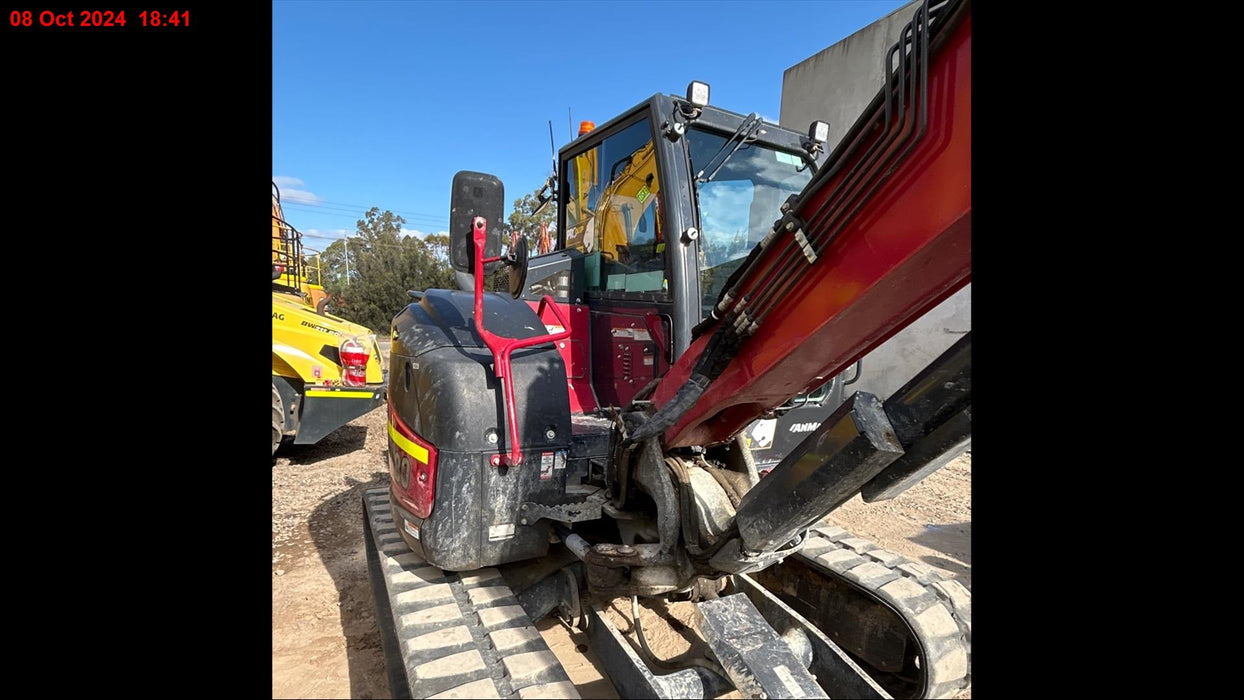 2022 YANMAR VIO80 8T EXCAVAOR (EX146) WITH SET BUCKETS AND 2880 HOURS