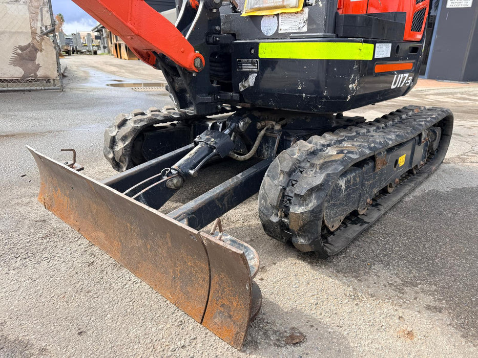 2023 KUBOTA U17 1.7T EXCAVATOR (EX183) WITH HITCH, BUCKETS AND 930 HOURS
