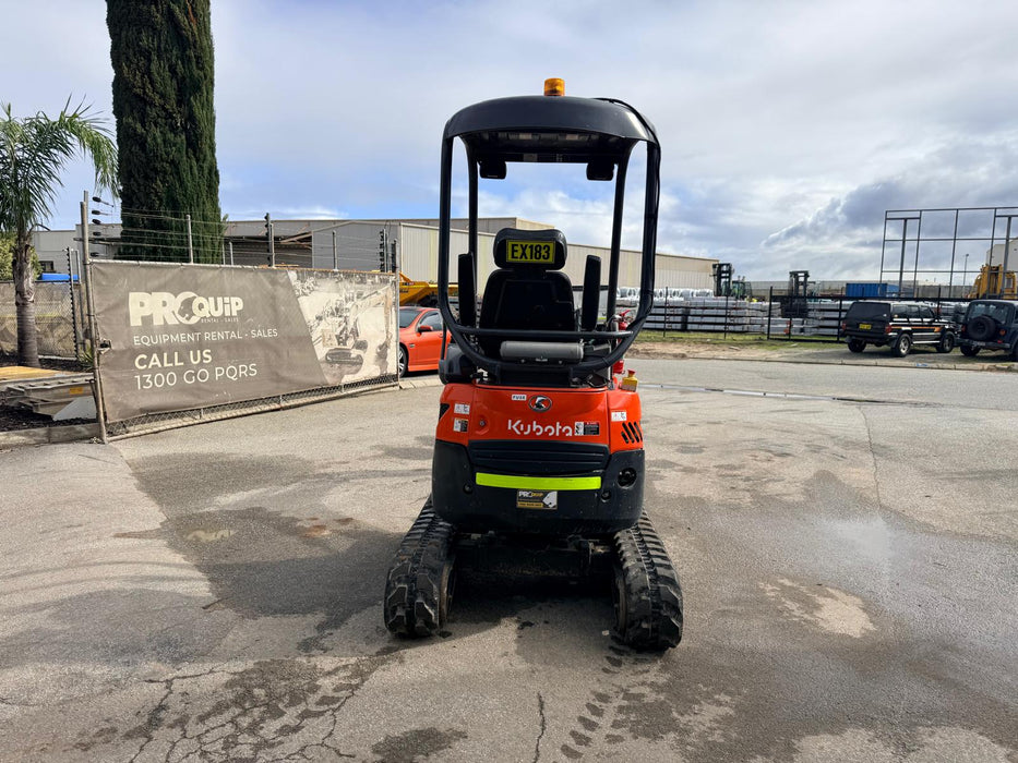 2023 KUBOTA U17 1.7T EXCAVATOR (EX183) WITH HITCH, BUCKETS AND 930 HOURS