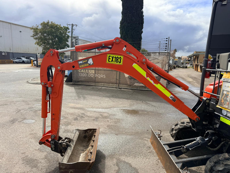 2023 KUBOTA U17 1.7T EXCAVATOR (EX183) WITH HITCH, BUCKETS AND 930 HOURS