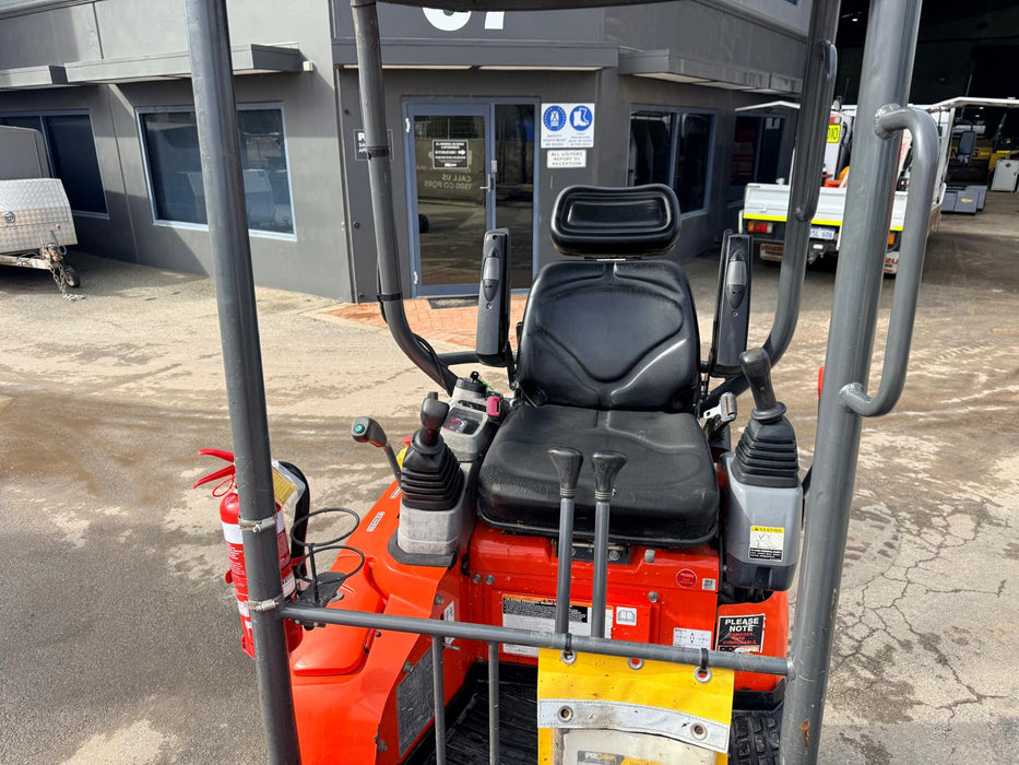 2023 KUBOTA U17 1.7T EXCAVATOR (EX183) WITH HITCH, BUCKETS AND 930 HOURS