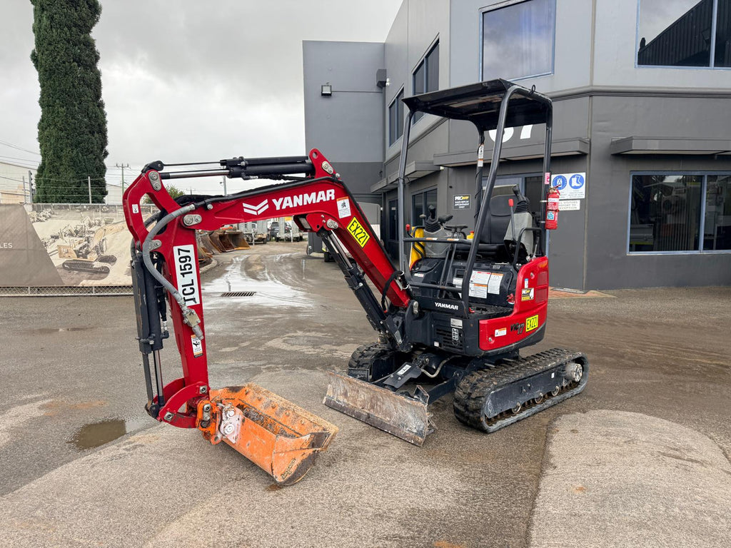 2024 Yanmar VIO17 1.7T Excavator (EX221) With Hitch, Buckets And 1020 Hours