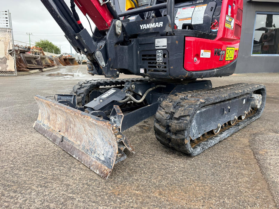 2024 YANMAR VIO17 1.7T EXCAVATOR (EX221) WITH HITCH, BUCKETS AND 1020 HOURS