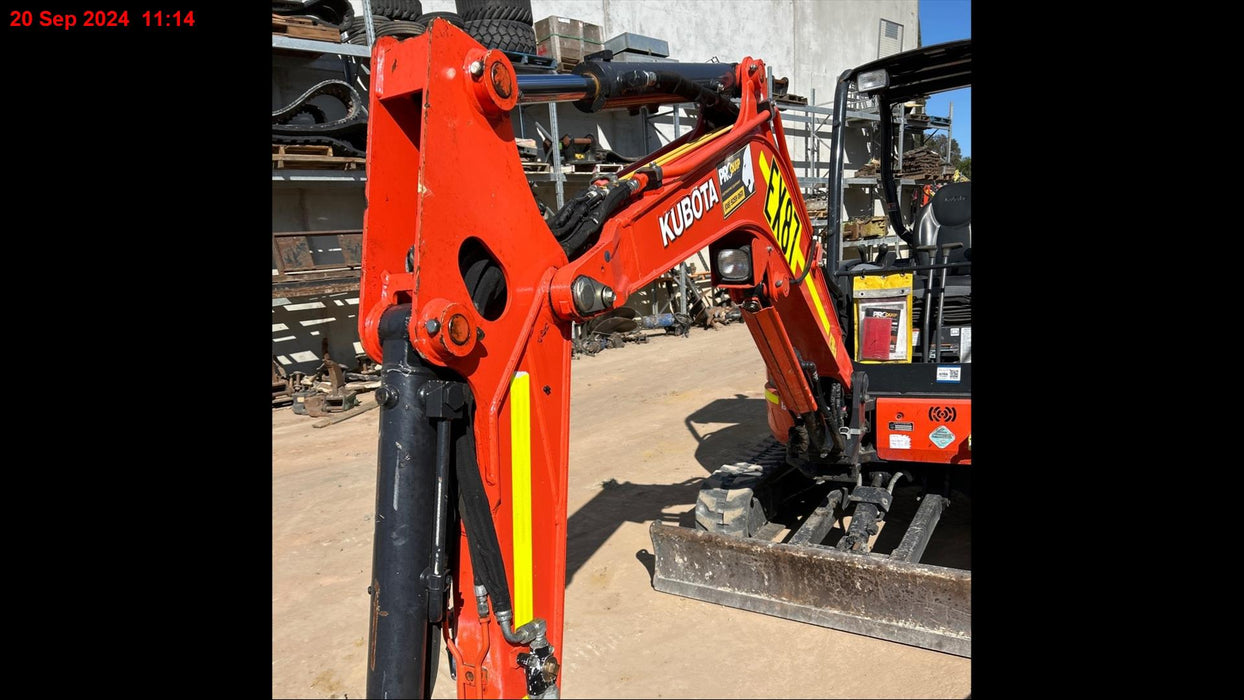 2020 KUBOTA U35-4 3.5T EXCAVATOR (EX87) WITH HITCH, BUCKETS AND 780 HOURS