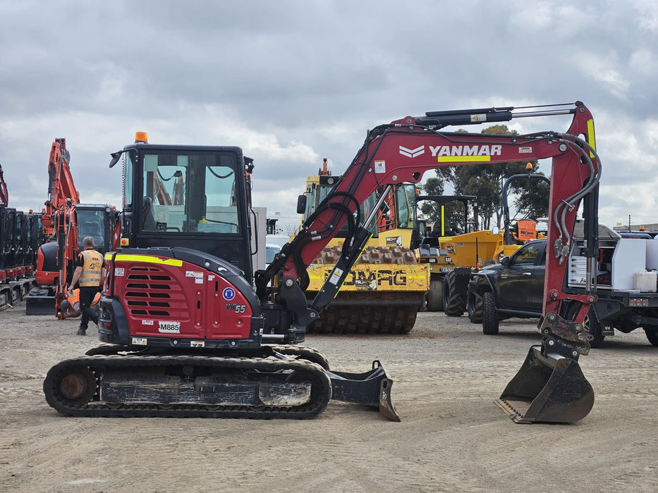 2022 YANMAR VIO55-6 EXCAVATOR WITH FULL CIVIL SPEC AND LOW 1280 HRS