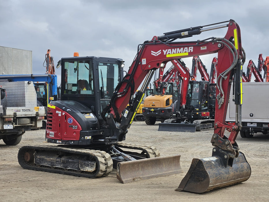 2022 YANMAR VIO55-6 EXCAVATOR WITH FULL CIVIL SPEC AND LOW 1280 HRS