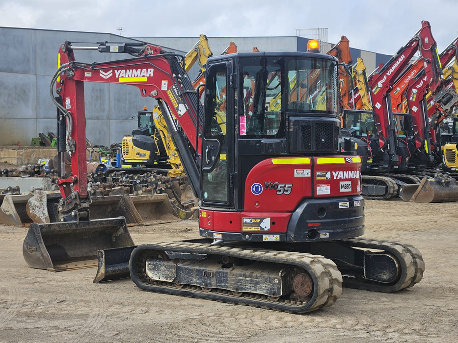 2022 YANMAR VIO55-6 EXCAVATOR WITH FULL CIVIL SPEC AND LOW 1280 HRS