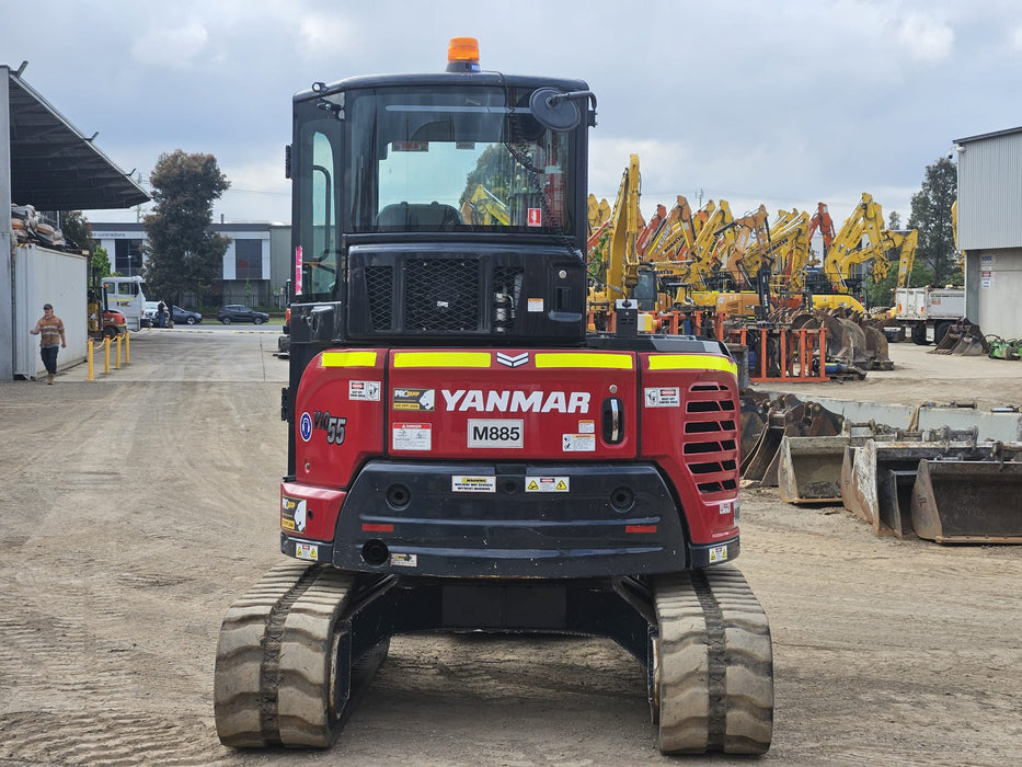 2022 YANMAR VIO55-6 EXCAVATOR WITH FULL CIVIL SPEC AND LOW 1280 HRS