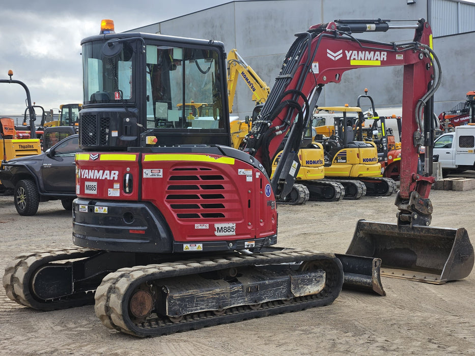 2022 YANMAR VIO55-6 EXCAVATOR WITH FULL CIVIL SPEC AND LOW 1280 HRS