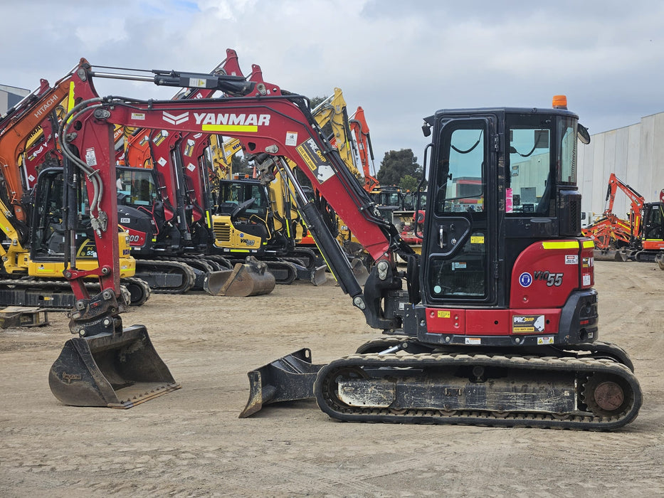 2022 YANMAR VIO55-6 EXCAVATOR WITH FULL CIVIL SPEC AND LOW 1280 HRS