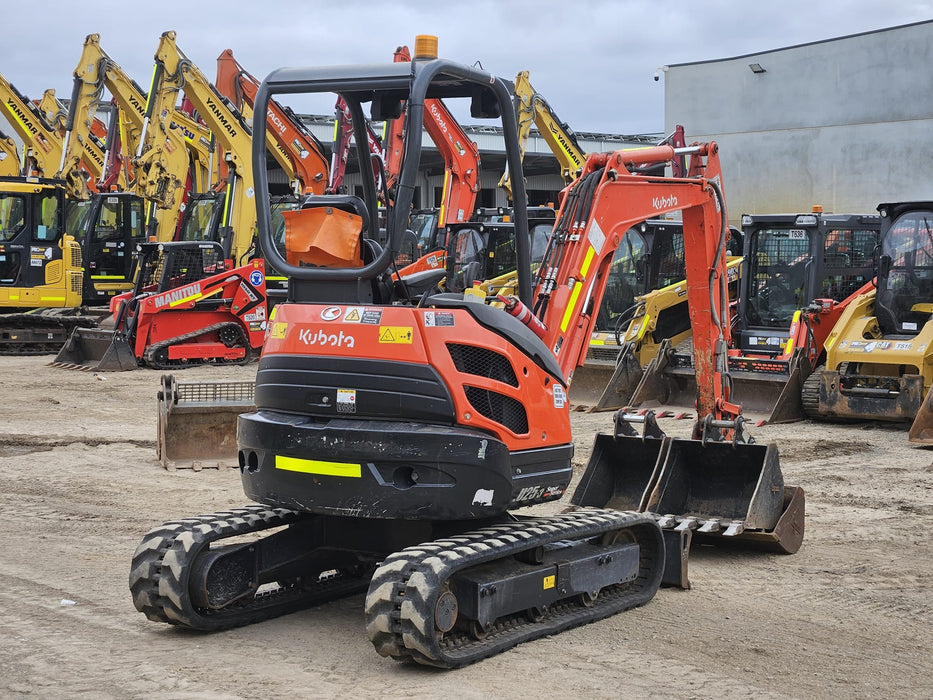 USED 2022 KUBOTA U25-3 2.6T EXCAVATOR (M884) WITH QC HITCH AND 740 HRS