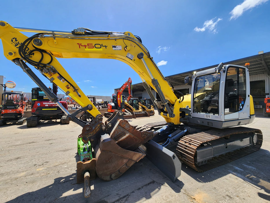 2018 WACKER NEUSON 14504 15T EXCAVATOR WITH 1800 HRS (E215)