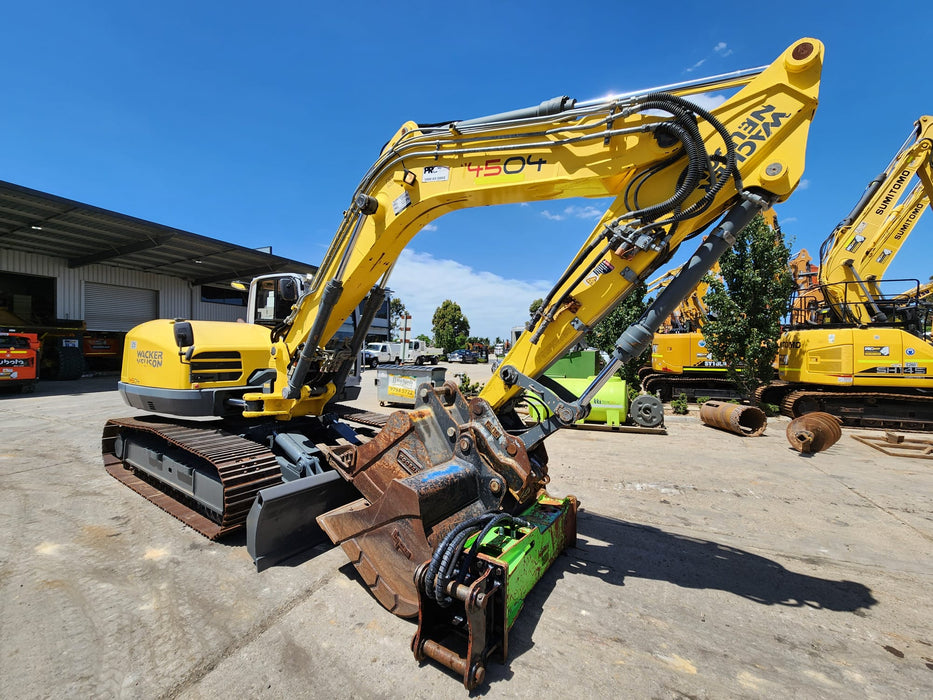 2018 WACKER NEUSON 14504 15T EXCAVATOR WITH 1800 HRS (E215)