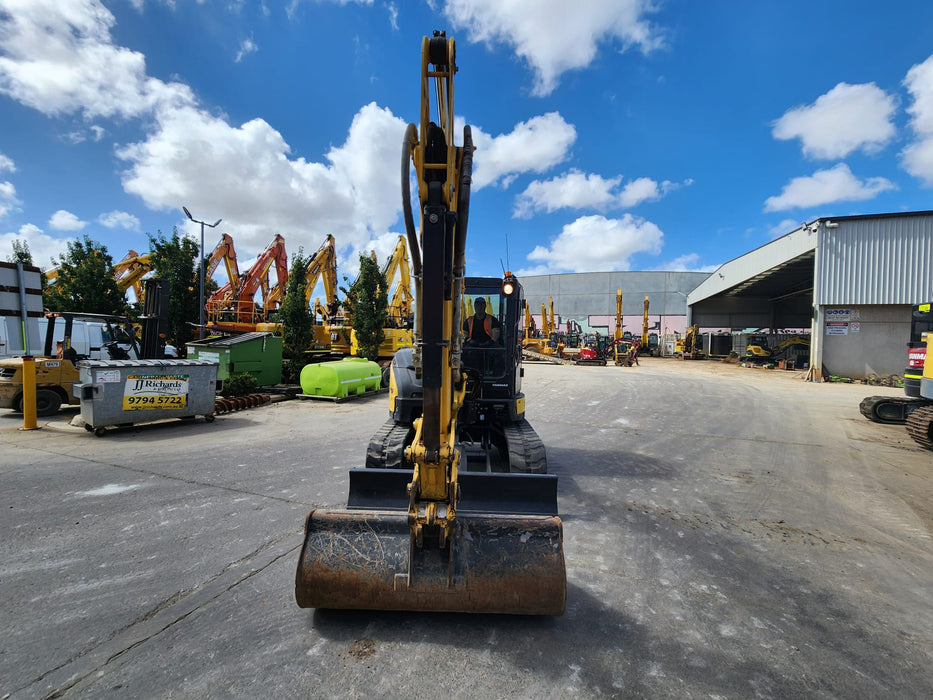 2021 YANMAR VIO55-6 5.6T EXCAVATOR (EX122) WITH RAIL SPEC AND 2350 HOURS