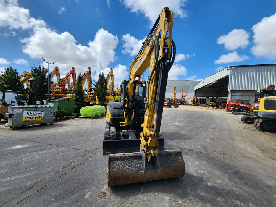 2021 YANMAR VIO55-6 5.6T EXCAVATOR (EX122) WITH RAIL SPEC AND 2350 HOURS