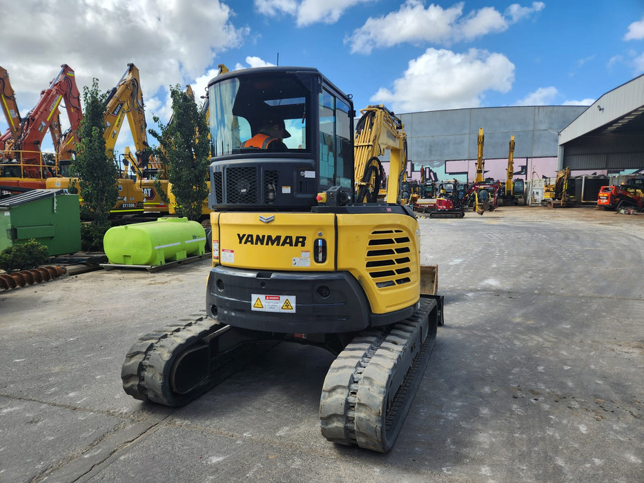 2021 YANMAR VIO55-6 5.6T EXCAVATOR (EX122) WITH RAIL SPEC AND 2350 HOURS