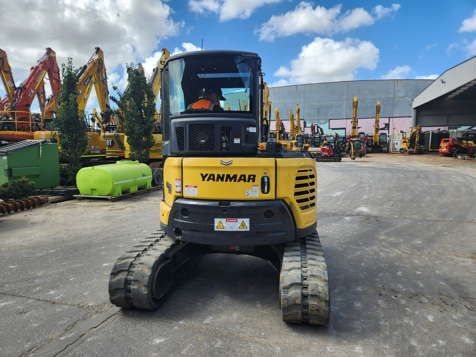 2021 YANMAR VIO55-6 5.6T EXCAVATOR (EX122) WITH RAIL SPEC AND 2350 HOURS