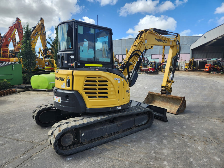 2021 YANMAR VIO55-6 5.6T EXCAVATOR (EX122) WITH RAIL SPEC AND 2350 HOURS