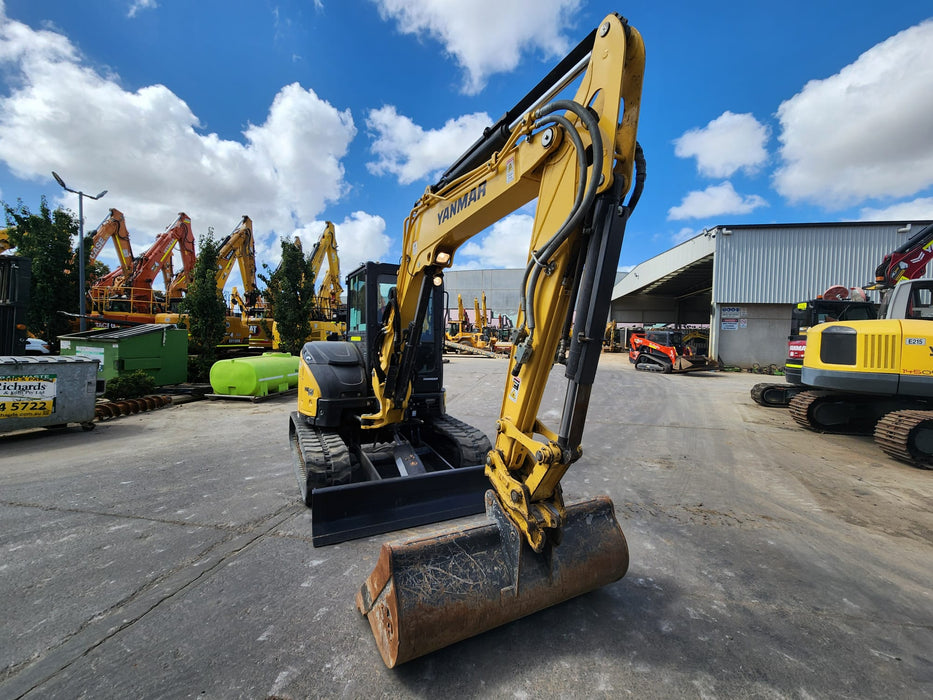 2021 YANMAR VIO55-6 5.6T EXCAVATOR (EX122) WITH RAIL SPEC AND 2350 HOURS