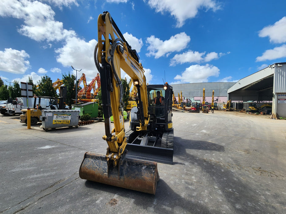 2021 YANMAR VIO55-6 5.6T EXCAVATOR (EX122) WITH RAIL SPEC AND 2350 HOURS