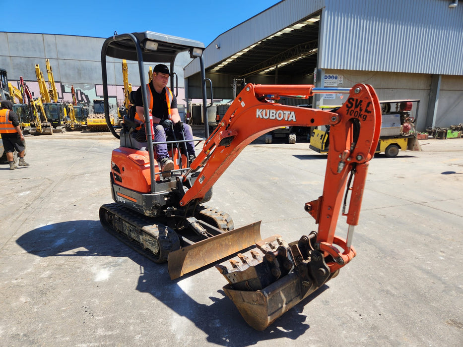 2020 KUBOTA U17-3 1.7T EXCAVATOR (E130) WITH HITCH, BUCKETS AND 1278 HOURS