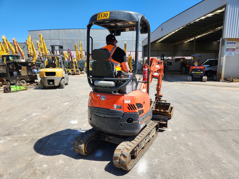 2020 KUBOTA U17-3 1.7T EXCAVATOR (E130) WITH HITCH, BUCKETS AND 1278 HOURS