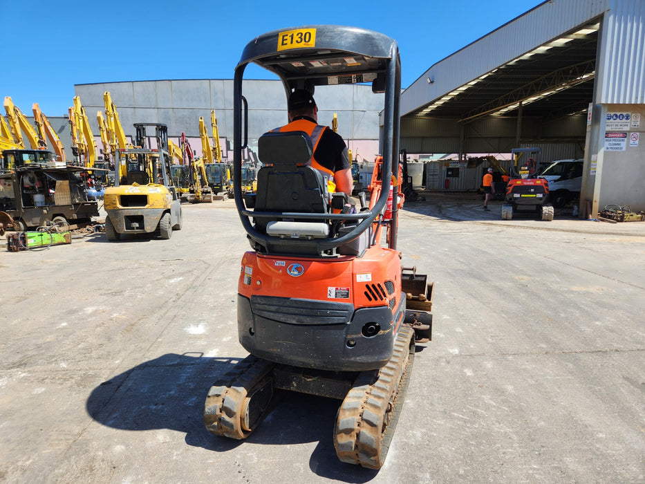 2020 KUBOTA U17-3 1.7T EXCAVATOR (E130) WITH HITCH, BUCKETS AND 1278 HOURS