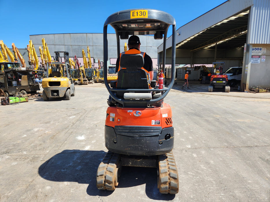 2020 KUBOTA U17-3 1.7T EXCAVATOR (E130) WITH HITCH, BUCKETS AND 1278 HOURS